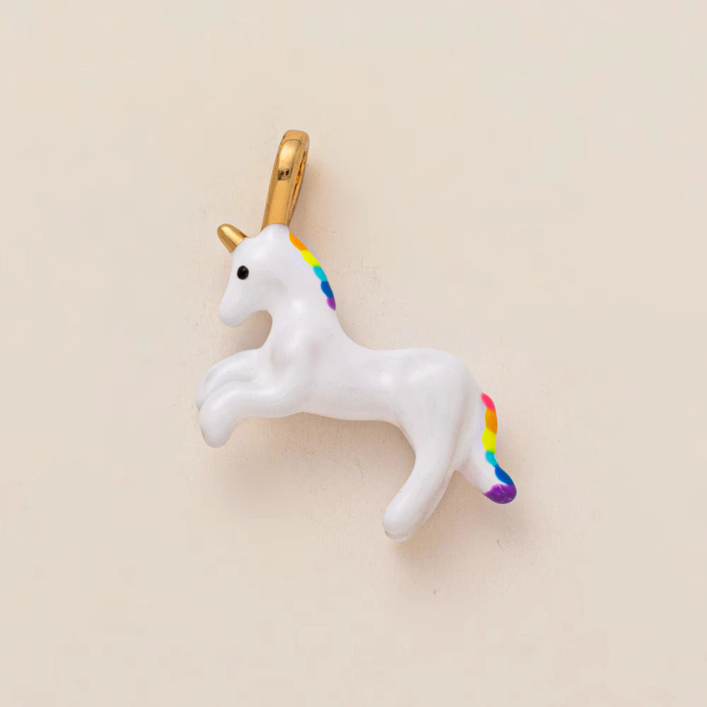 Minimalist Luxury 18K Gold Plated Brass Animal Pendant Necklace for Unisex