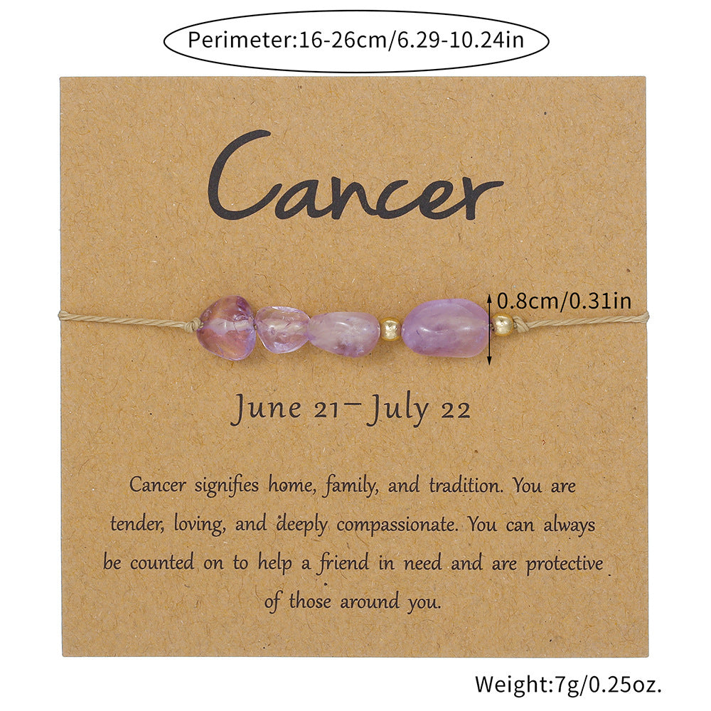 Handmade Natural Stone Beaded Bracelet Unisex