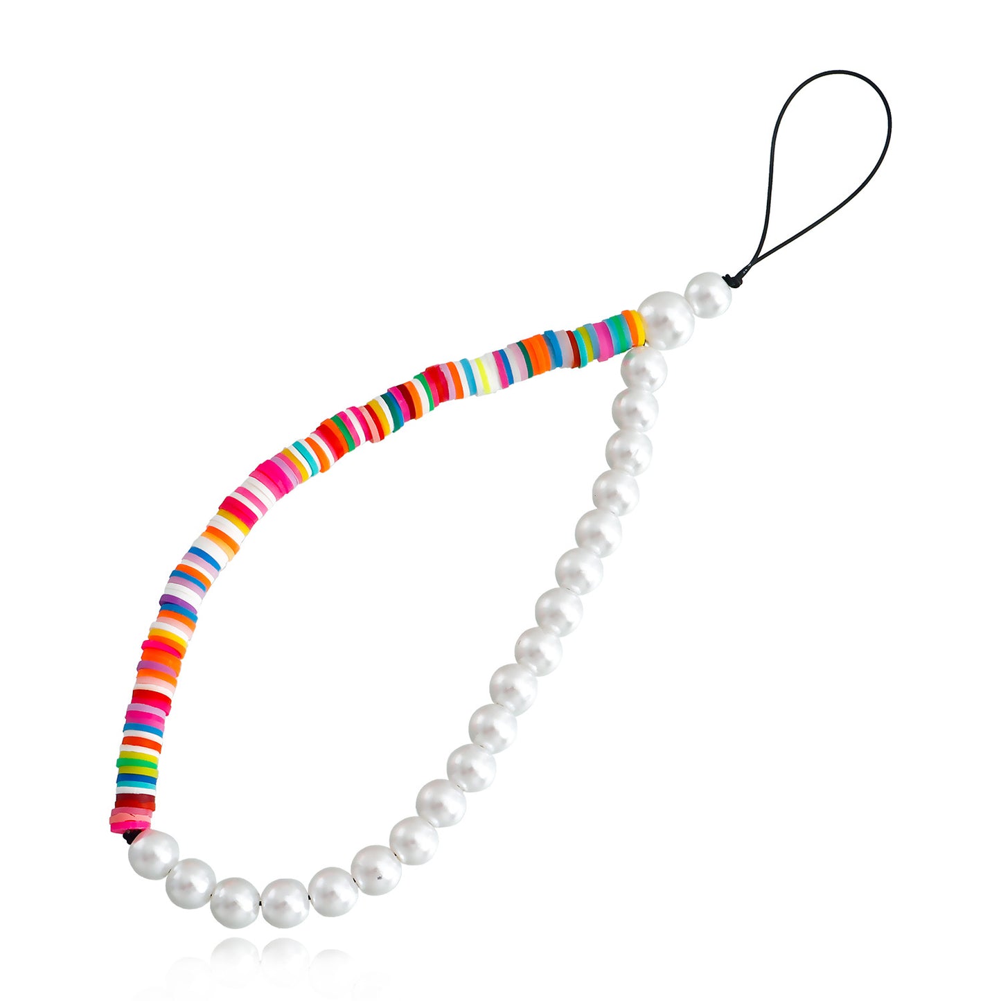 Sweet Fruit Pattern Acrylic Plated DIY Charm Bar Phone Strap