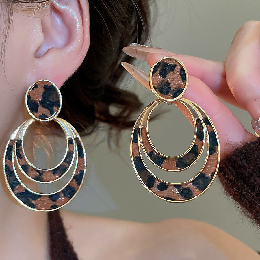 Pendientes Minimalistas Modernos Geométricos Cuadrados y Redondos de Aleación con Postes de Plata de Ley 925 para Mujer