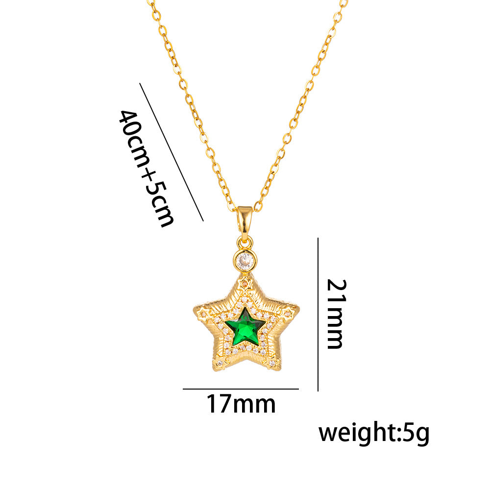 Collar con colgante minimalista de nudo de lazo de acero de titanio para mujer con cadena de serpiente chapada