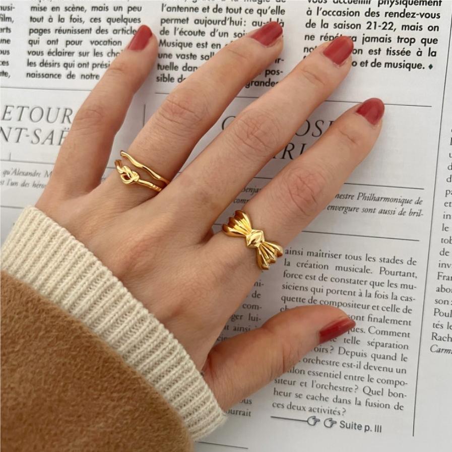 Sweet 925 Sterling Silver Heart Striped Geometric Ring for Women