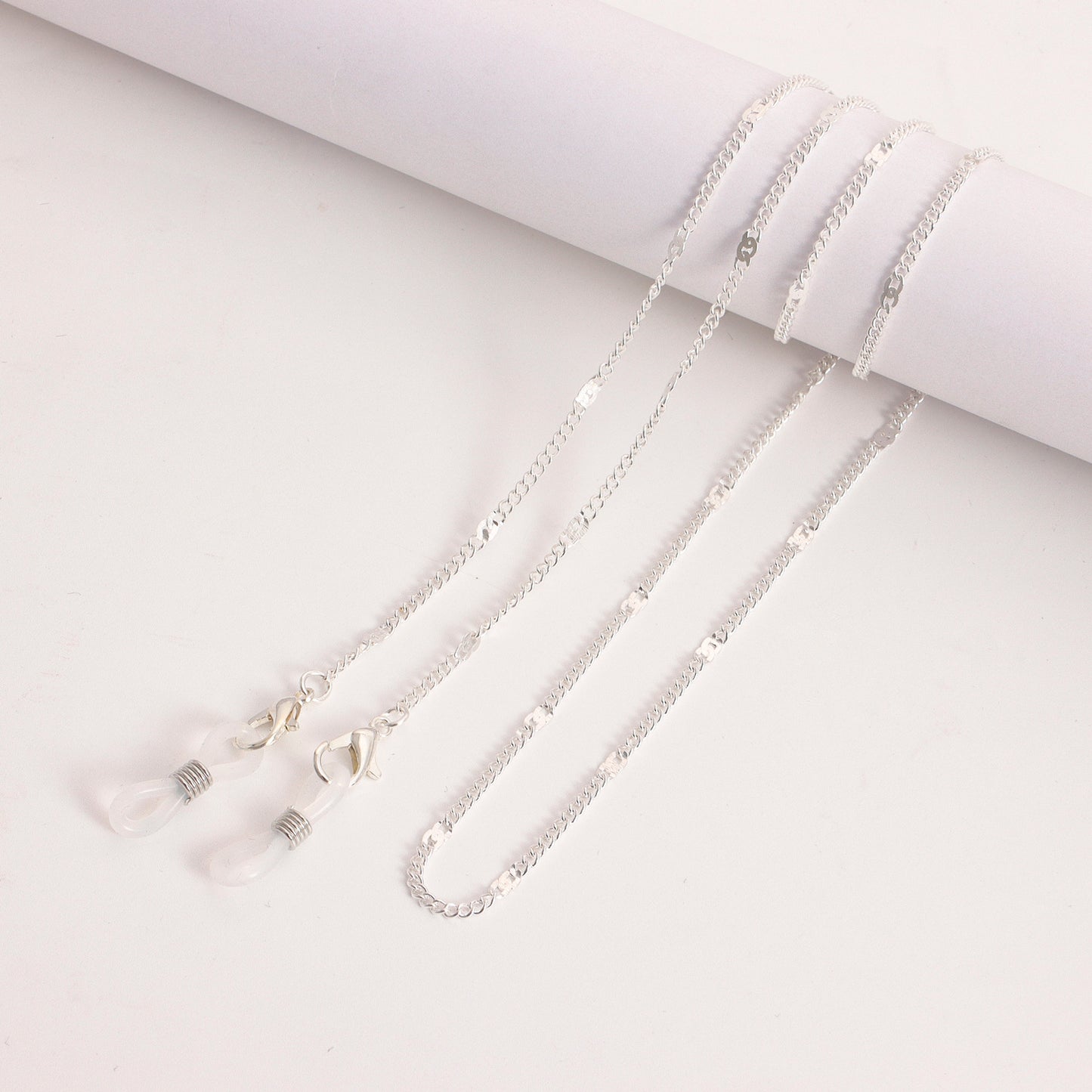 Alloy Mask and Glasses Chain