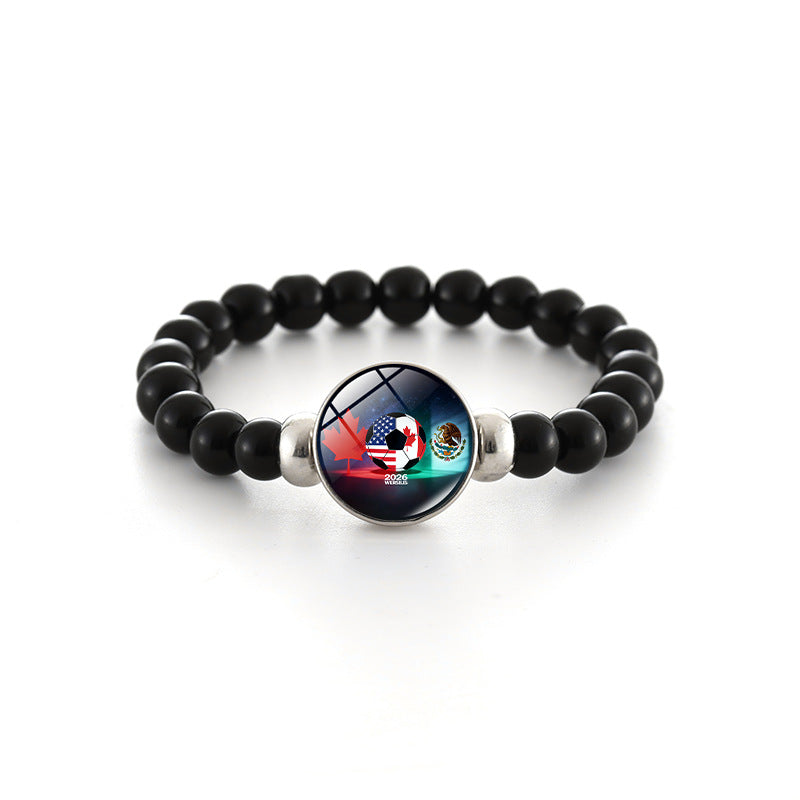Bracciale in Perline di Cristallo Geometrico Unisex