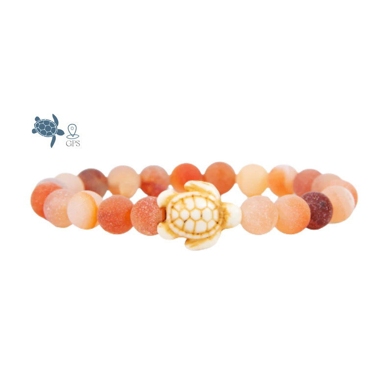 Minimalist Turquoise Turtle Animal Bracelet Unisex