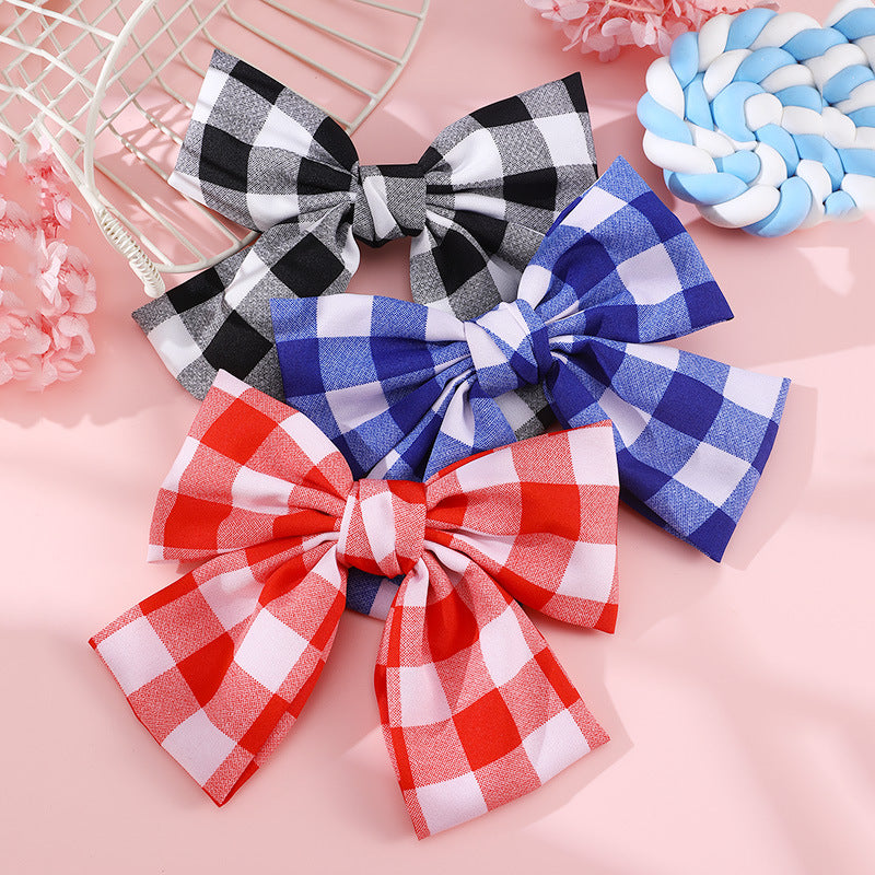 Natural Style Bow-Shaped Hair Clip with Ruffled Lace Trim for Girls, Springtime Floral-Inspired Hair Accessory