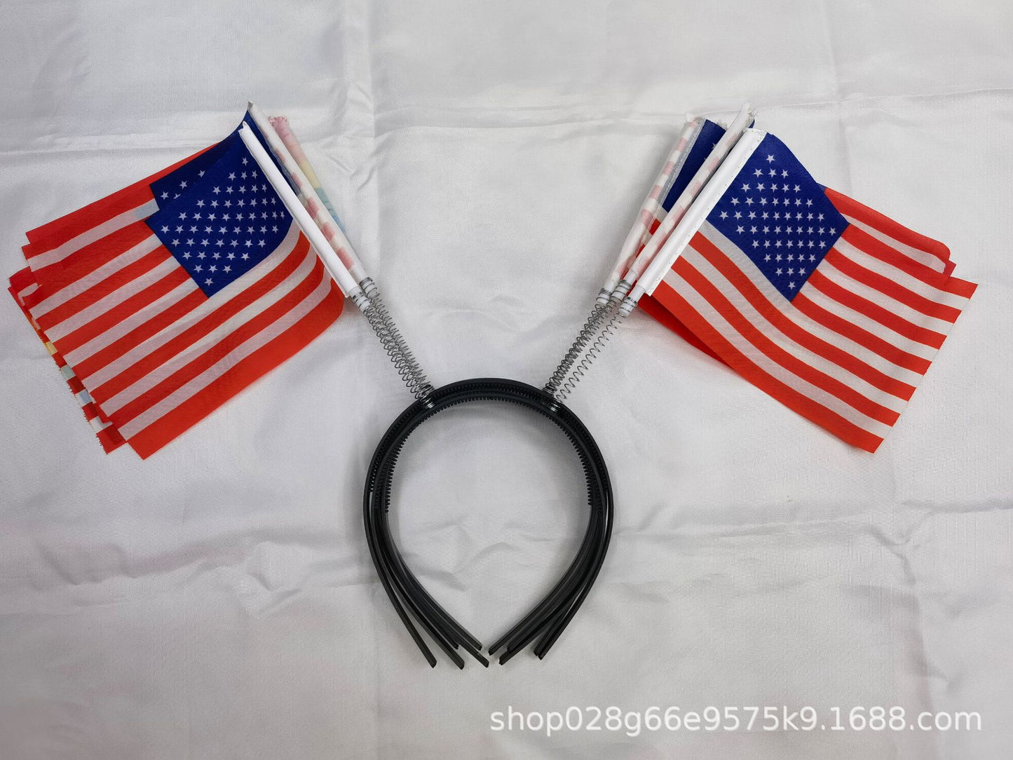 Ethnic Printed Fabric Headband DIY Charm Bar for Independence Day Halloween Christmas