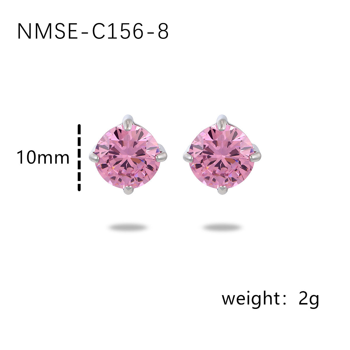 Pendientes minimalistas pequeños de acero inoxidable geométricos para mujer con circonita colorida y chapado al vacío en oro de 18K