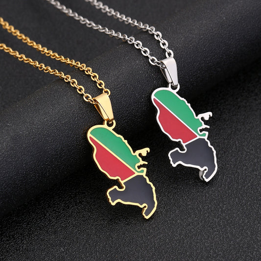Minimalist Geometric Stainless Steel Pendant Necklace with Plated Finish for Women Fashionable Layering Chain