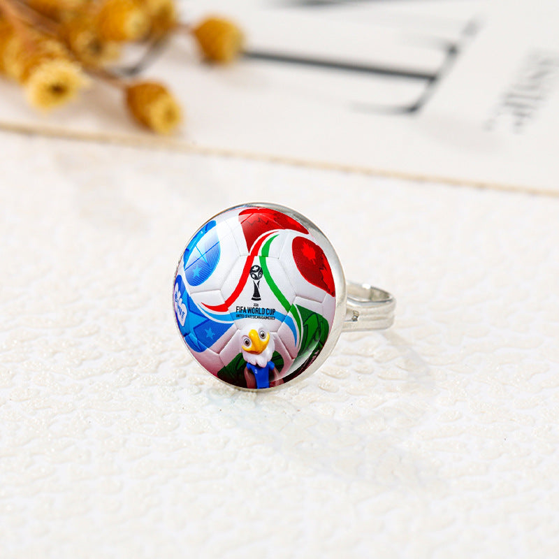 Anillo Deportivo de Aleación con Baño de Oro Joyería de Moda Unisex