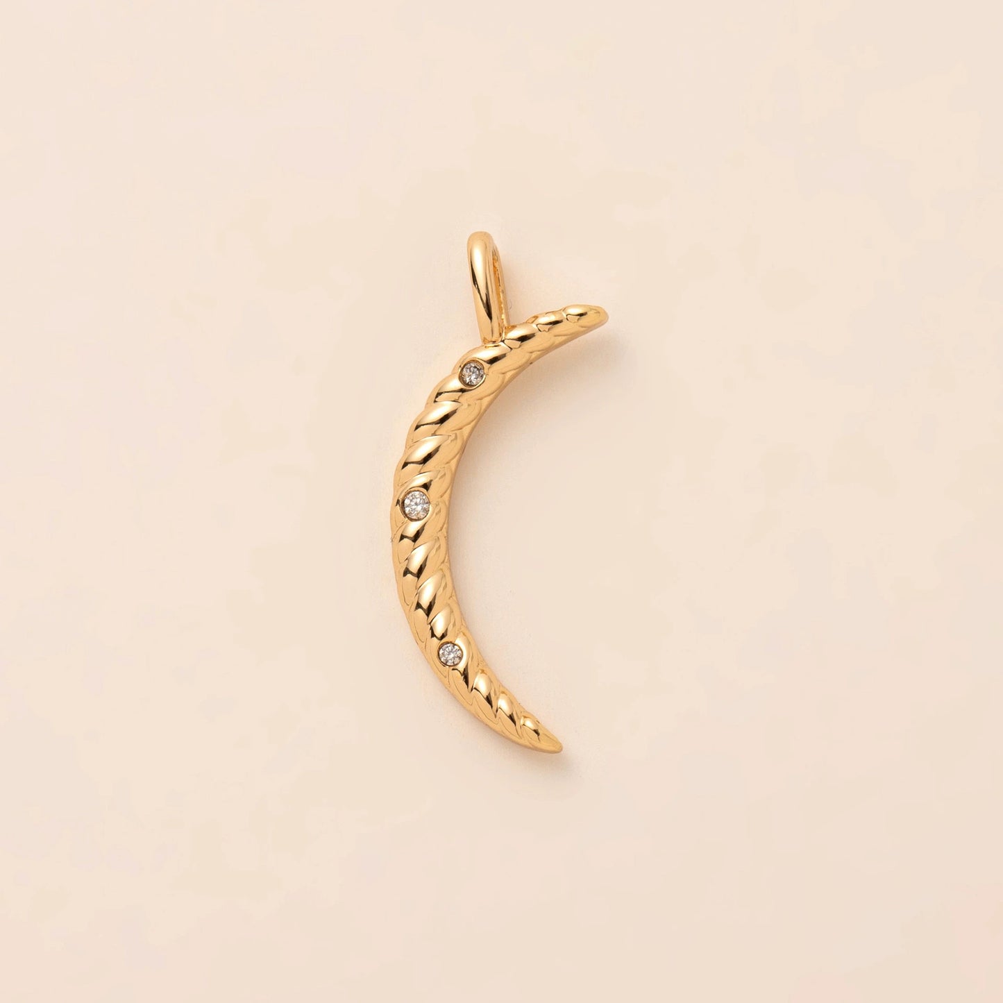 Vintage Geometric Star Moon Plated Brass Stainless Steel Pendant Necklace Charm Bar