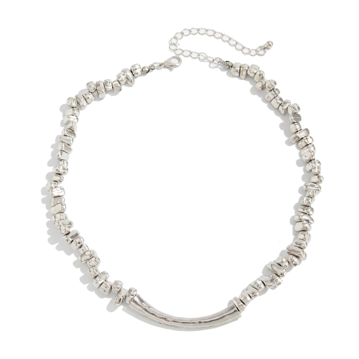 Minimalist Geometric Alloy Plated Pendant Necklace for Women