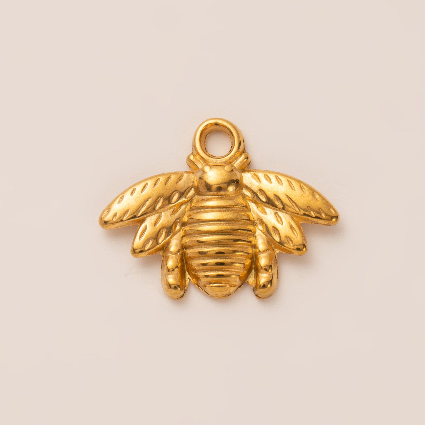 Vintage 18K Gold Plated Animal Stainless Steel PVD Ball Chain Charm Bar