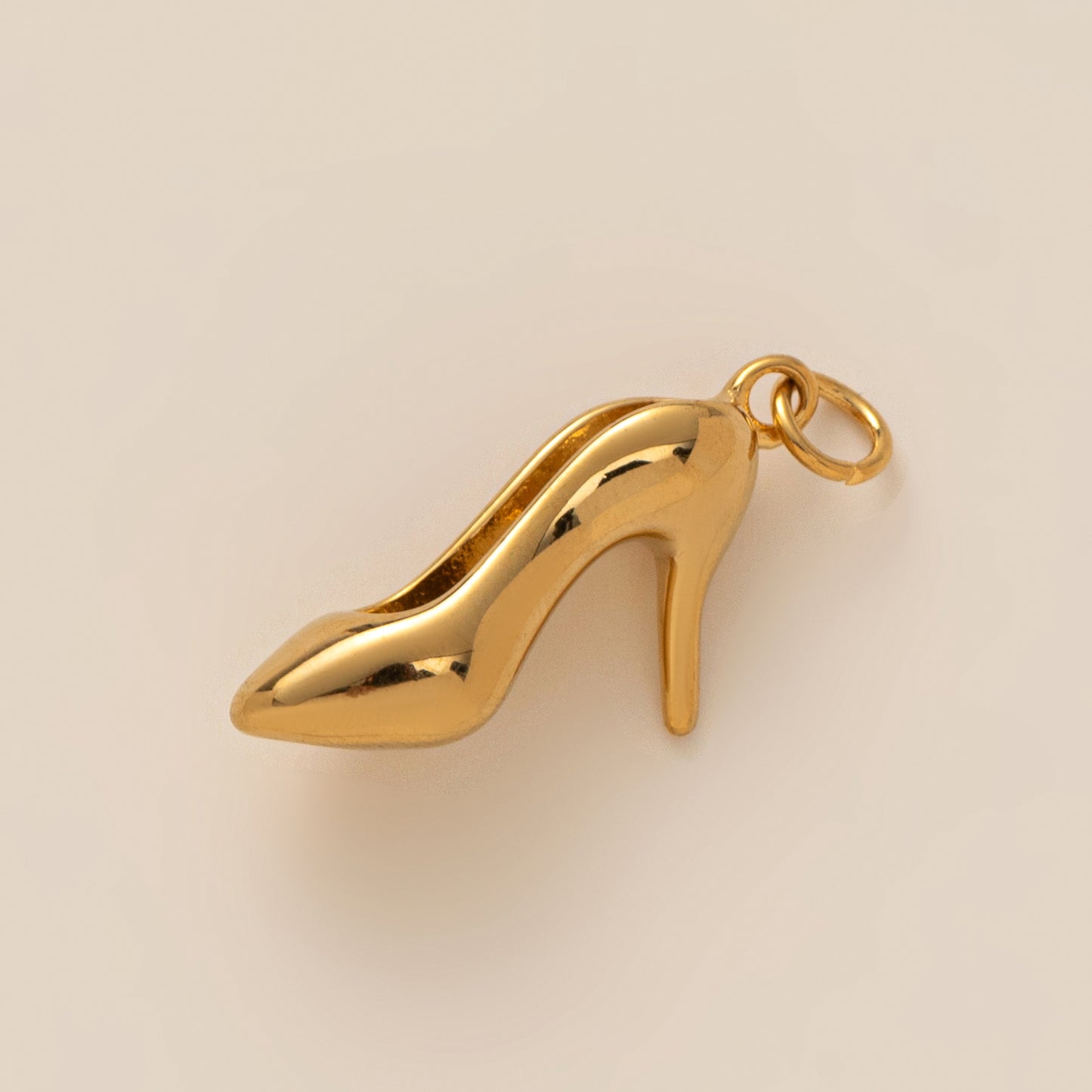 18K Gold Plated Titanium Steel Geometric Gemstone Pendant with Rhinestone Inlay Charm Bar for Women Cable Chain Necklace