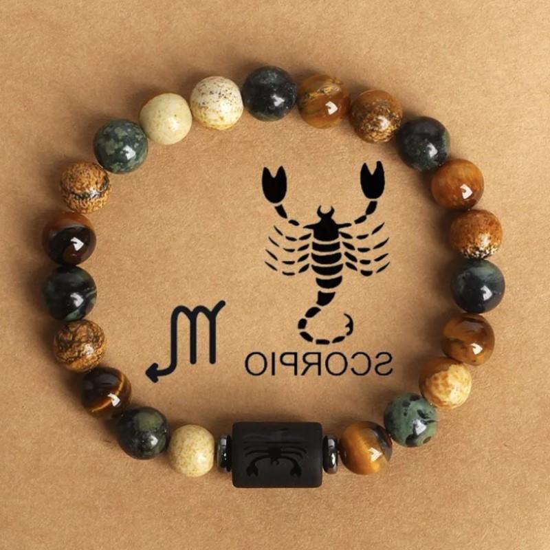 Casual Geometric Natural Stone Beaded Bracelet Crystal Handmade Unisex Jewelry