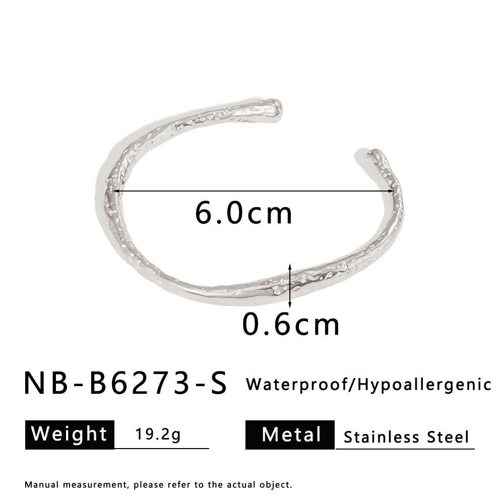 Fashionable 18K Gold Plated Stainless Steel Irregular Star Bracelet for Women