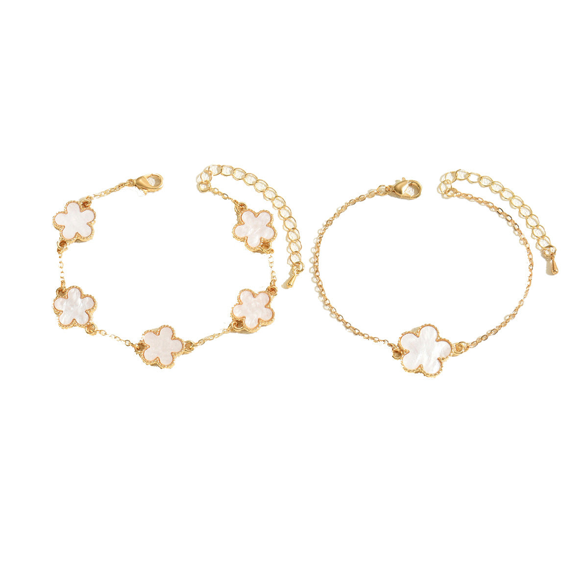 Bracciale da donna in lega di zinco con strass intarsiati e prugna floreale alla moda