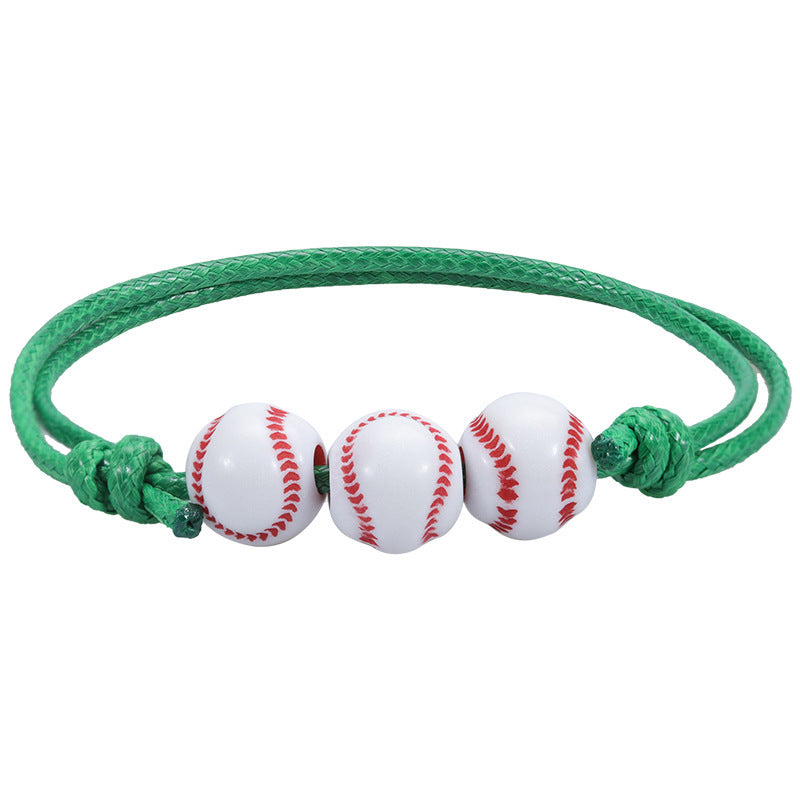 Sporty Unisex Resin Braided Bracelet