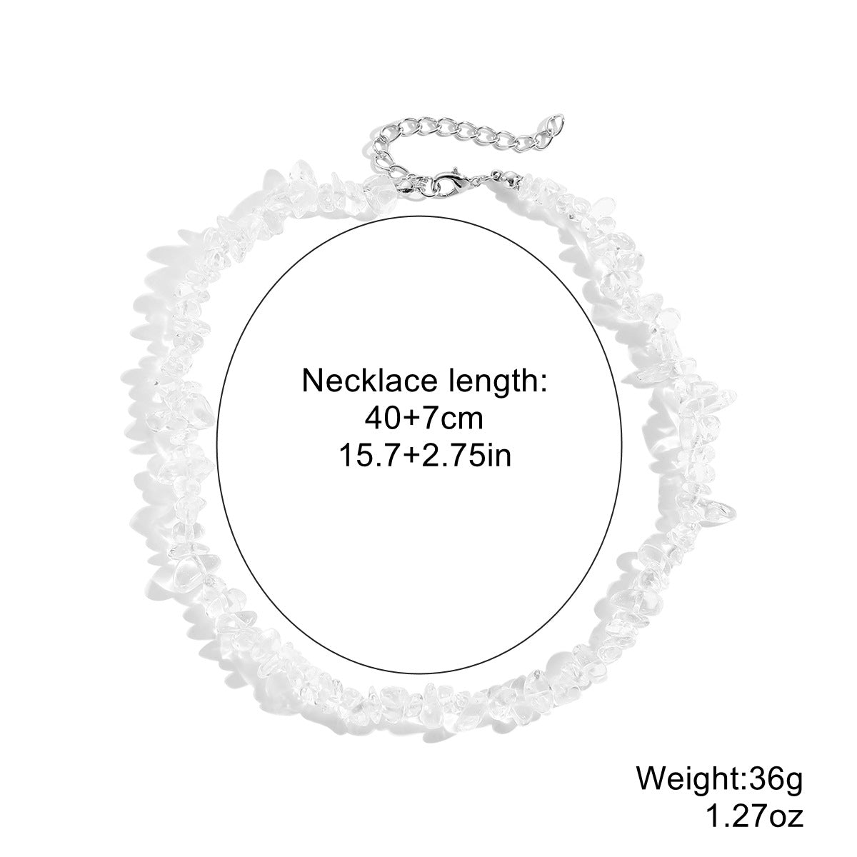 Bohemian Sweet Geometric Pearl Plated Ball Chain Necklace for Women