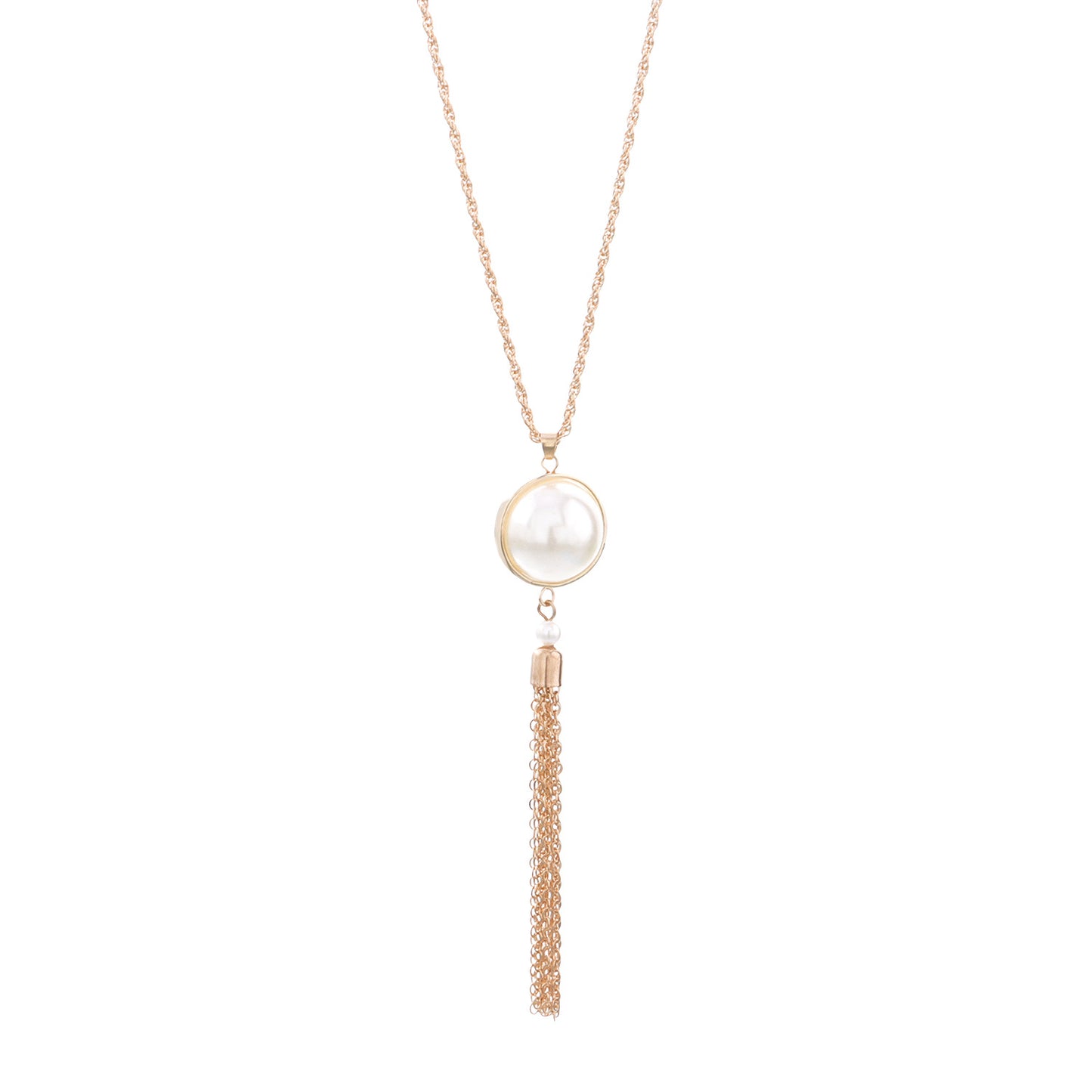 Minimalist Geometric Alloy Pendant Necklace Long Chain for Women, Plated Jewelry, European Style Fashion Accessory
