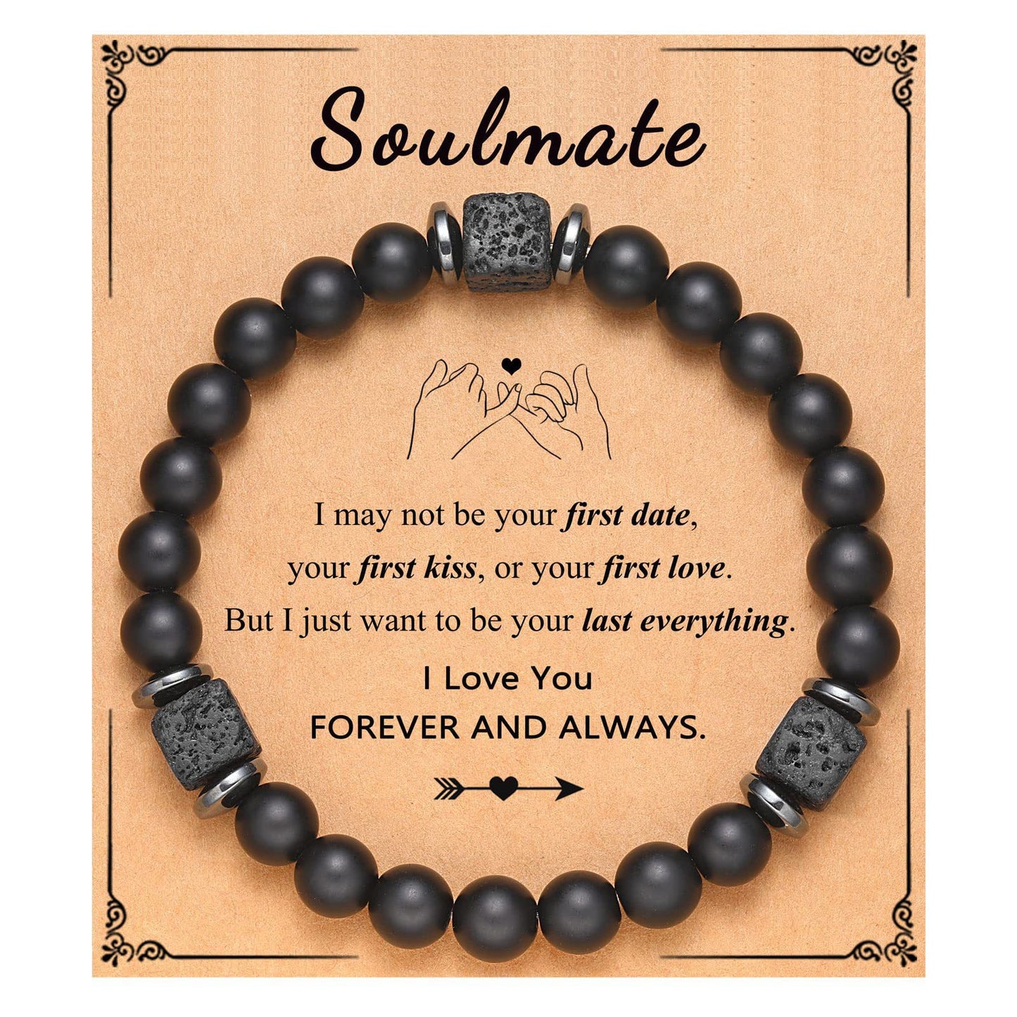 Matte Star Agate Bracelet Unisex