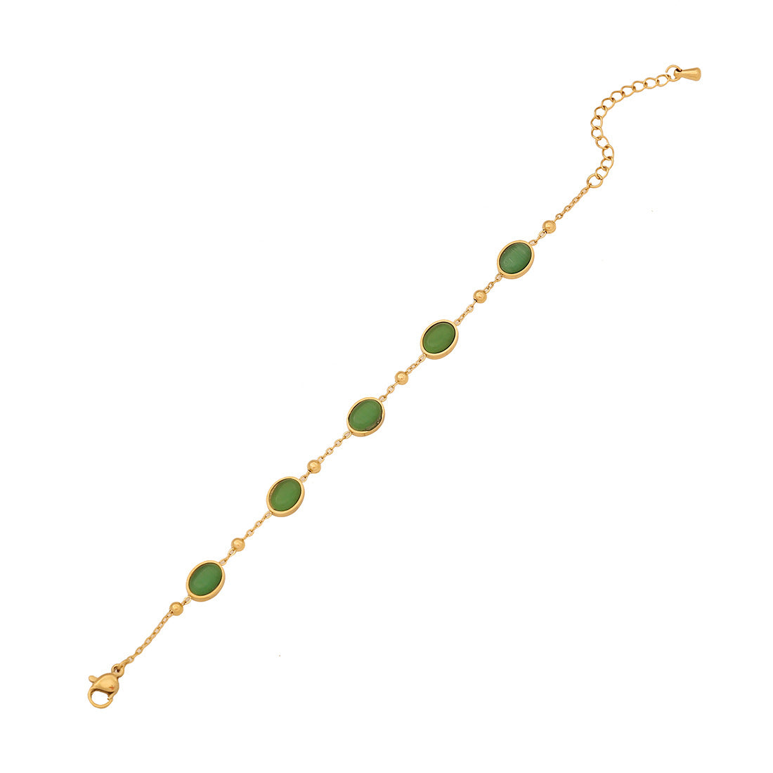 Juego de collar con colgante de esmeralda verde oliva geométrico y a la moda, de acero inoxidable con colgante de acero de titanio galvanizado y cadena para la clavícula para mujer