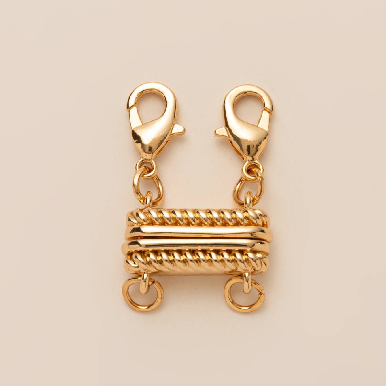 Plated Brass Magnetic Clasp Necklace Connector Charm Bar