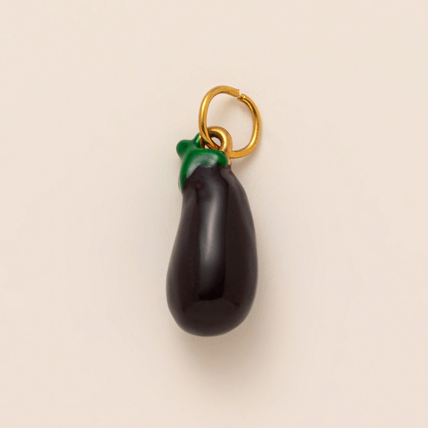 Casual 18K Gold Plated Stainless Steel PVD Fruit Vegetable Plant Charm Bar