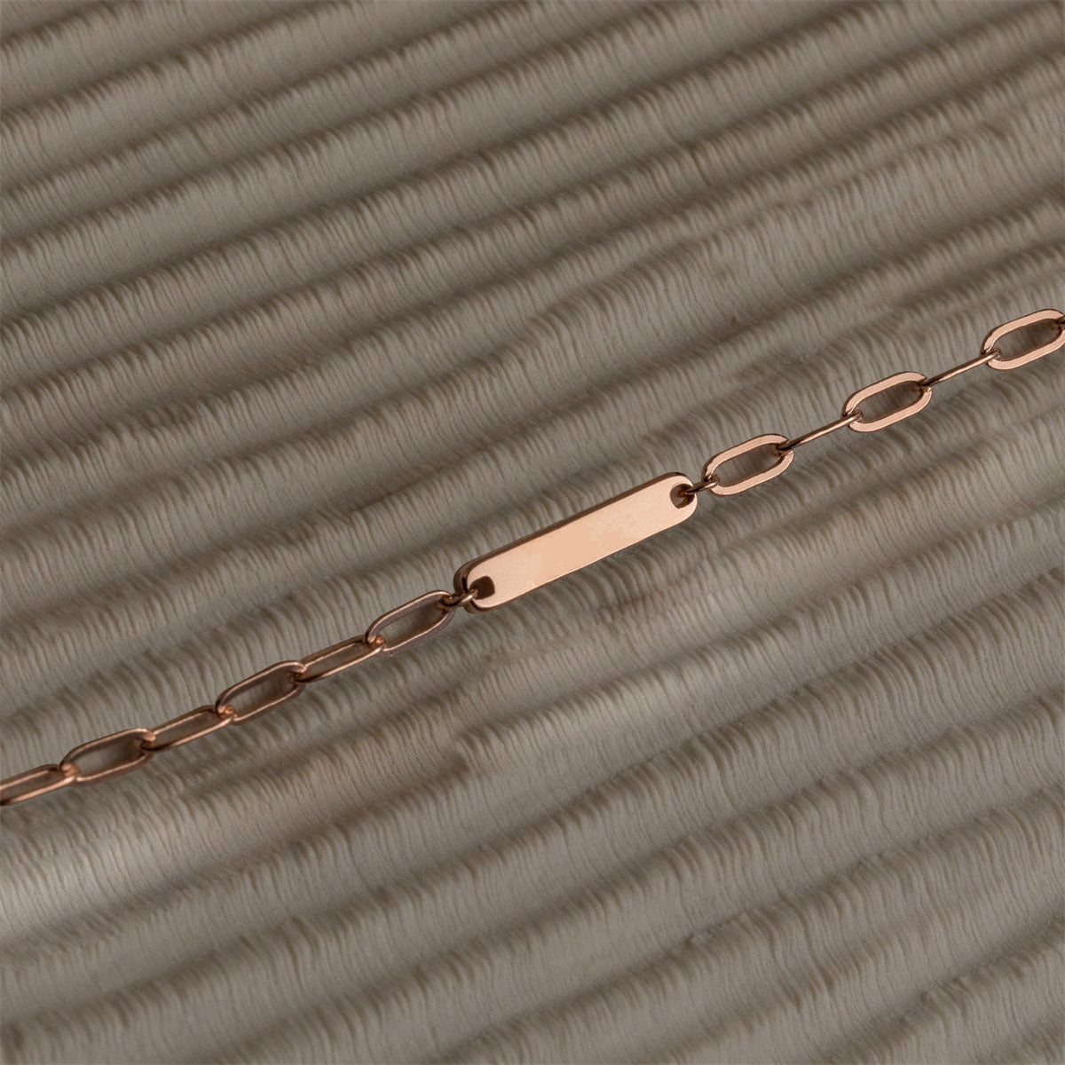 Geometric Letter Stainless Steel Plated Charm Bar Necklace Unisex