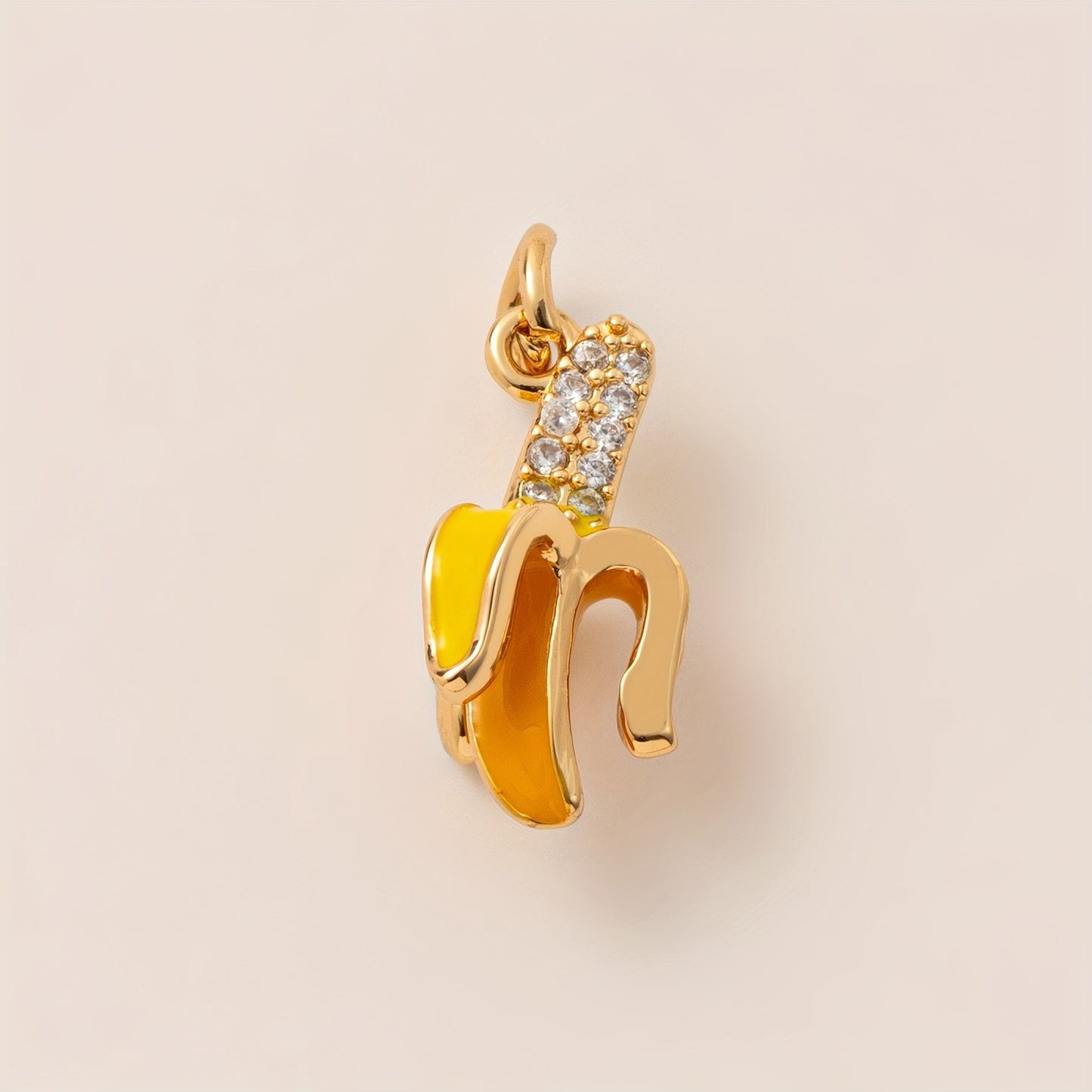 Minimalist Floral Pattern Brass PVD Plated Charm Bar