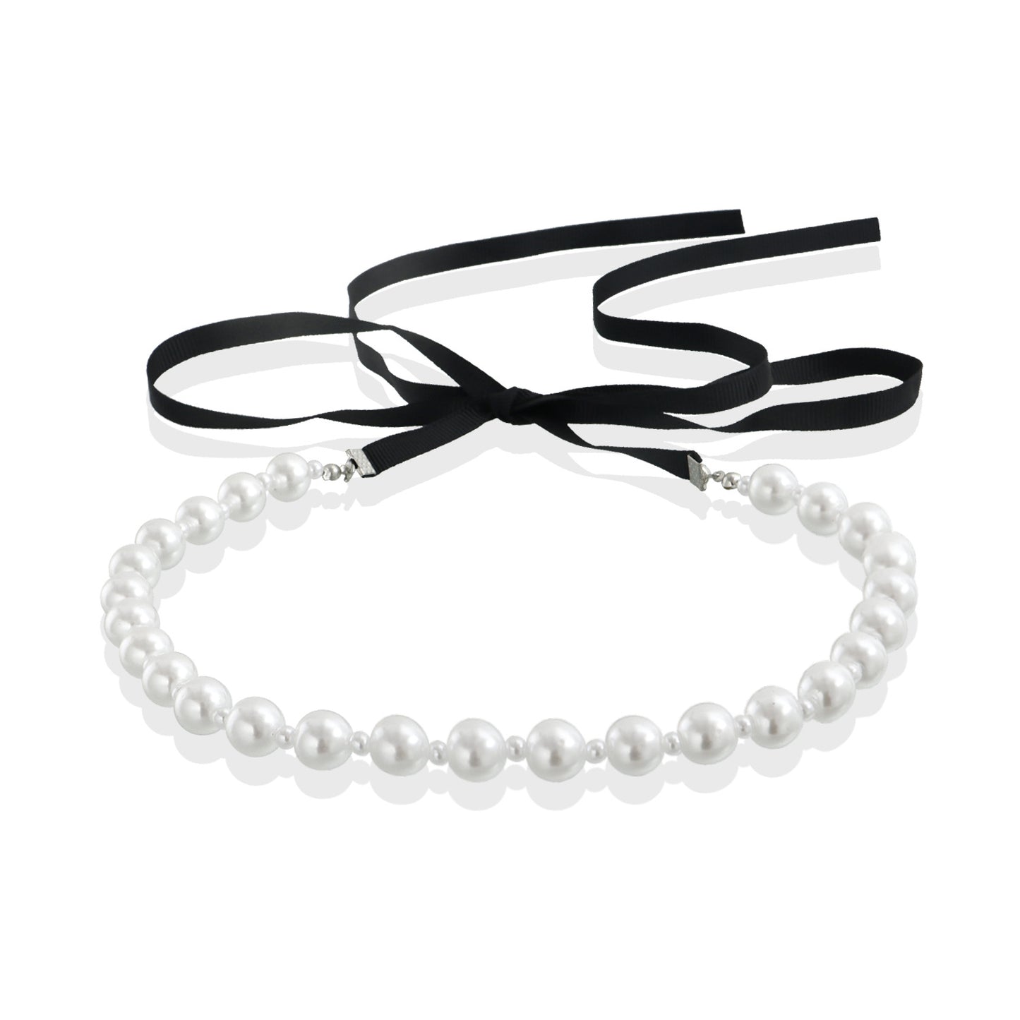 Minimalist Baroque Pearl Pendant Necklace for Women with Alloy Chain and Plated Finish