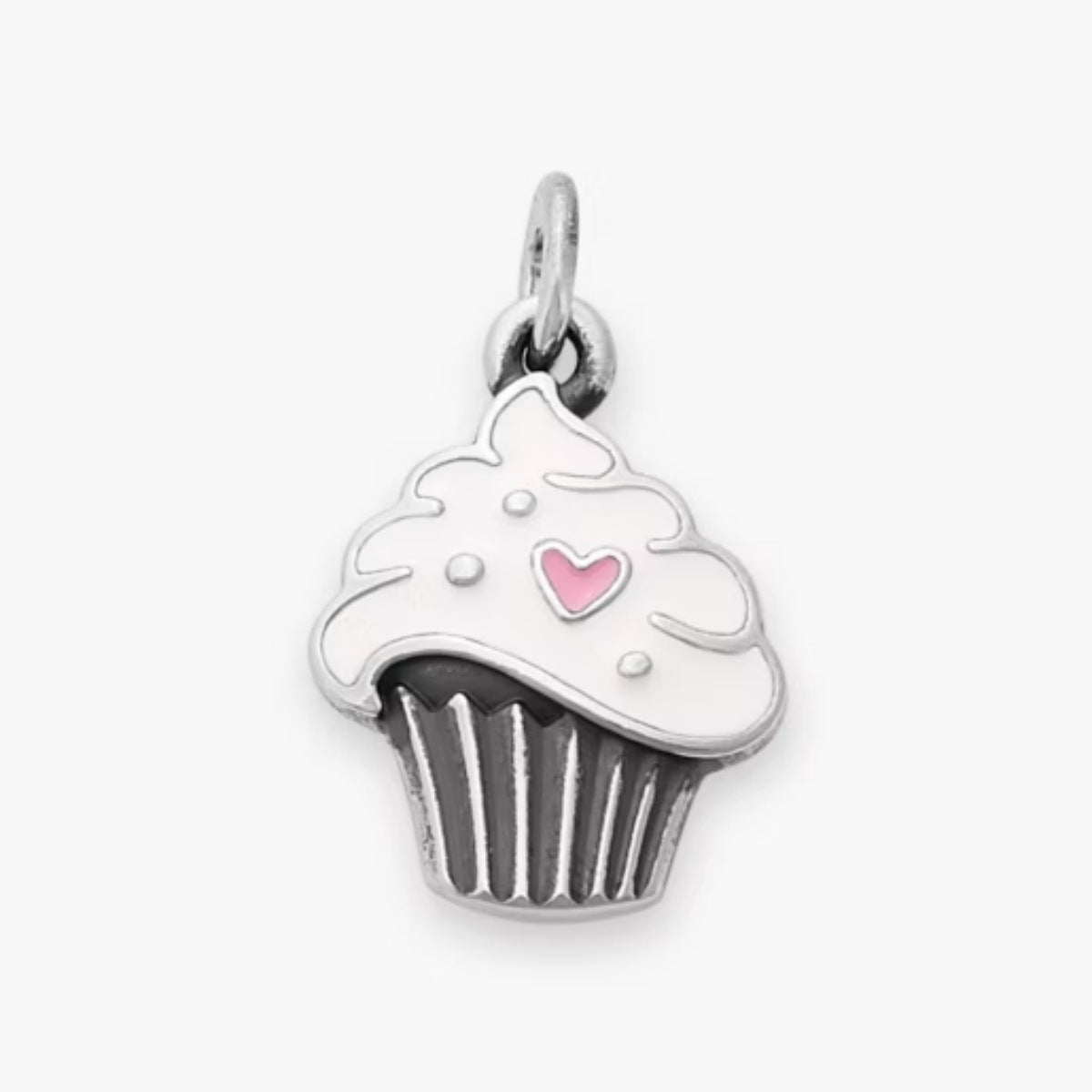 Colorful Geometric Brass Plated Necklace with Ice Cream Food Charms