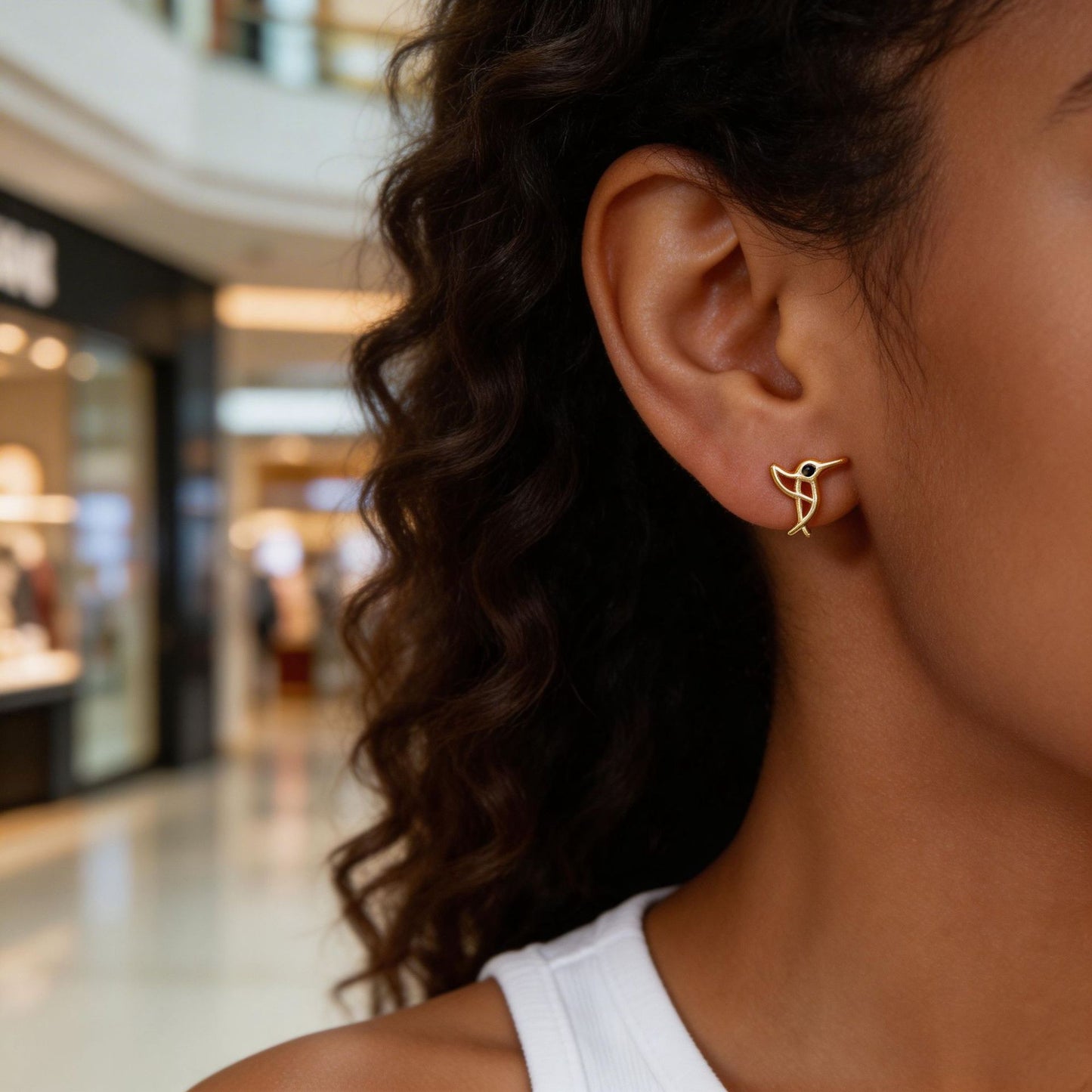 Gold Plated Brass Micro-Set Cubic Zirconia Geometric Leaf Cross Heart Round Hoop Earrings for Women