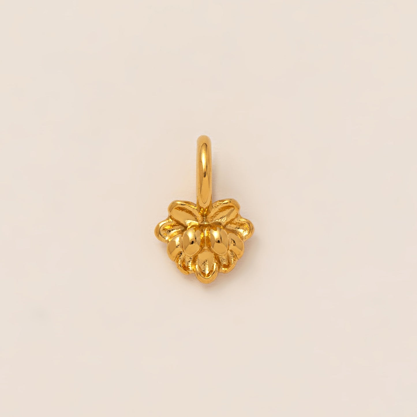 Casual Stainless Steel PVD 18K Gold Plated Elephant Heart Pendant Necklace