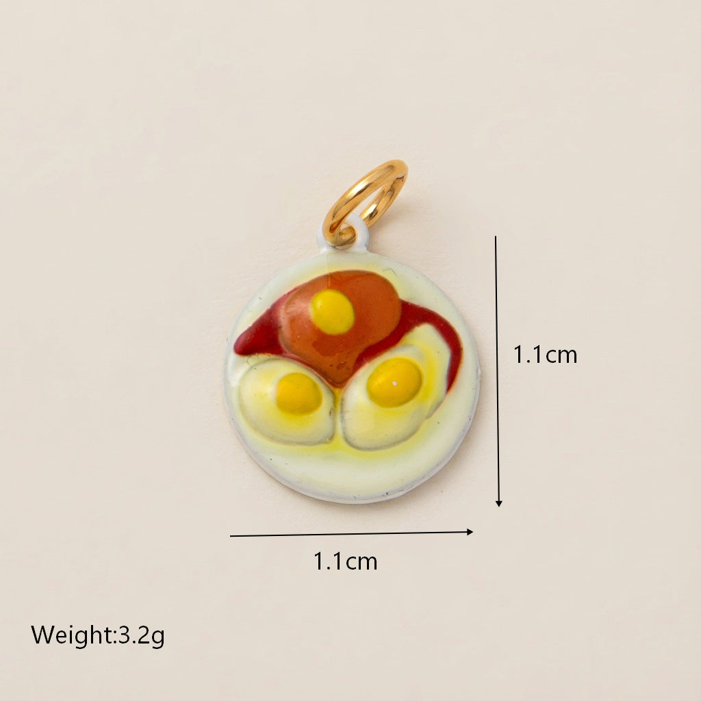 Sweet Heart Geometric Stainless Steel Plated Pendant Necklace for Unisex