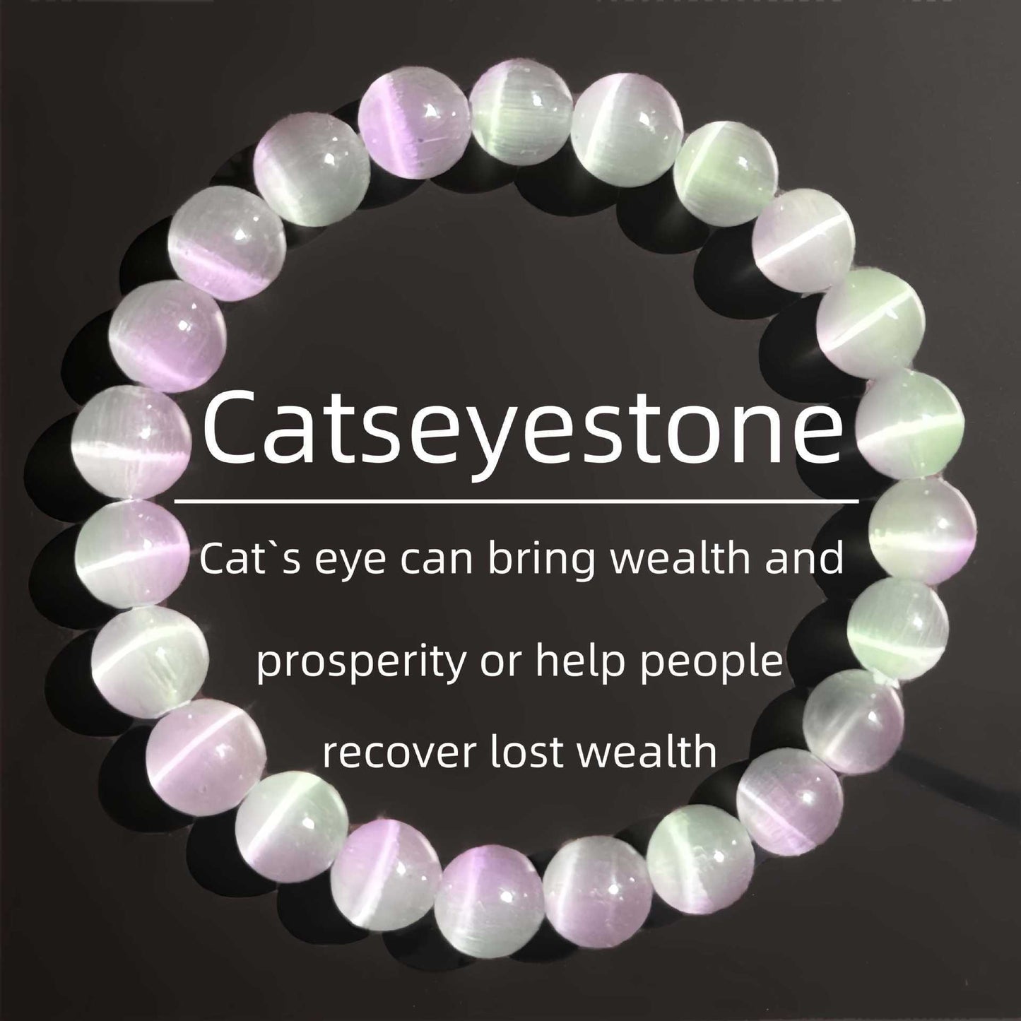 Luxury Elegant 8mm Crystal Bracelet for Unisex