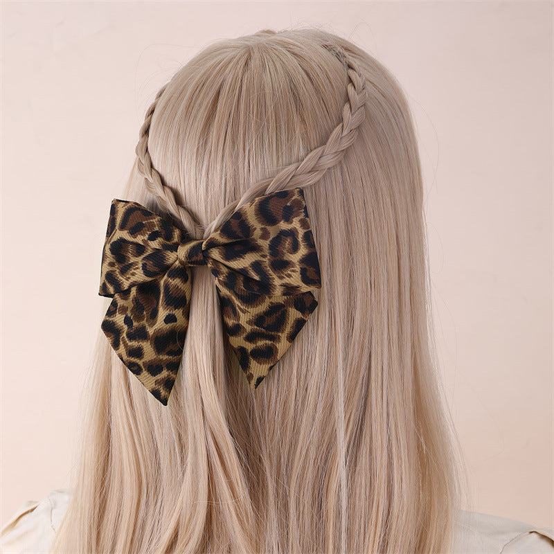 Natural Style Bow Hair Clip Set for Girls with Ruffled and Mesh Details Spring Hairpins for Braiding and Side Styling