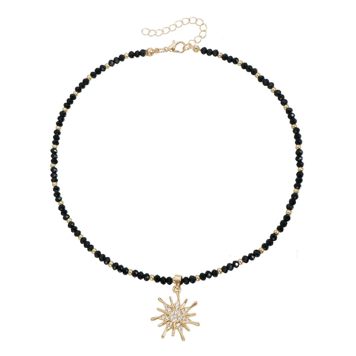 Heart Geometric Alloy Plated Necklace Set for Women