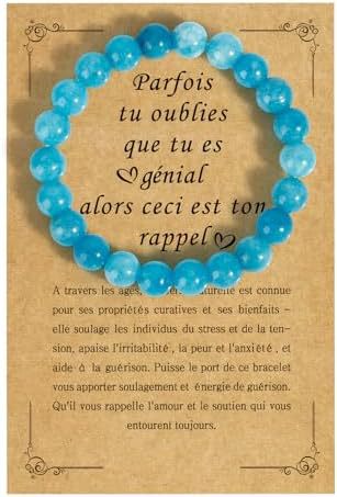 8mm Natural Stone Beaded Bracelet with Amethyst, Amazonite, Strawberry Quartz and Agate for Unisex