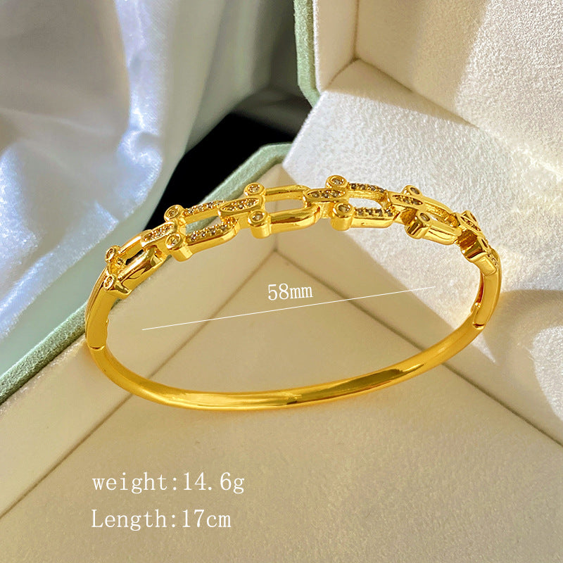 Vintage Plated Titanium Steel Bracelet