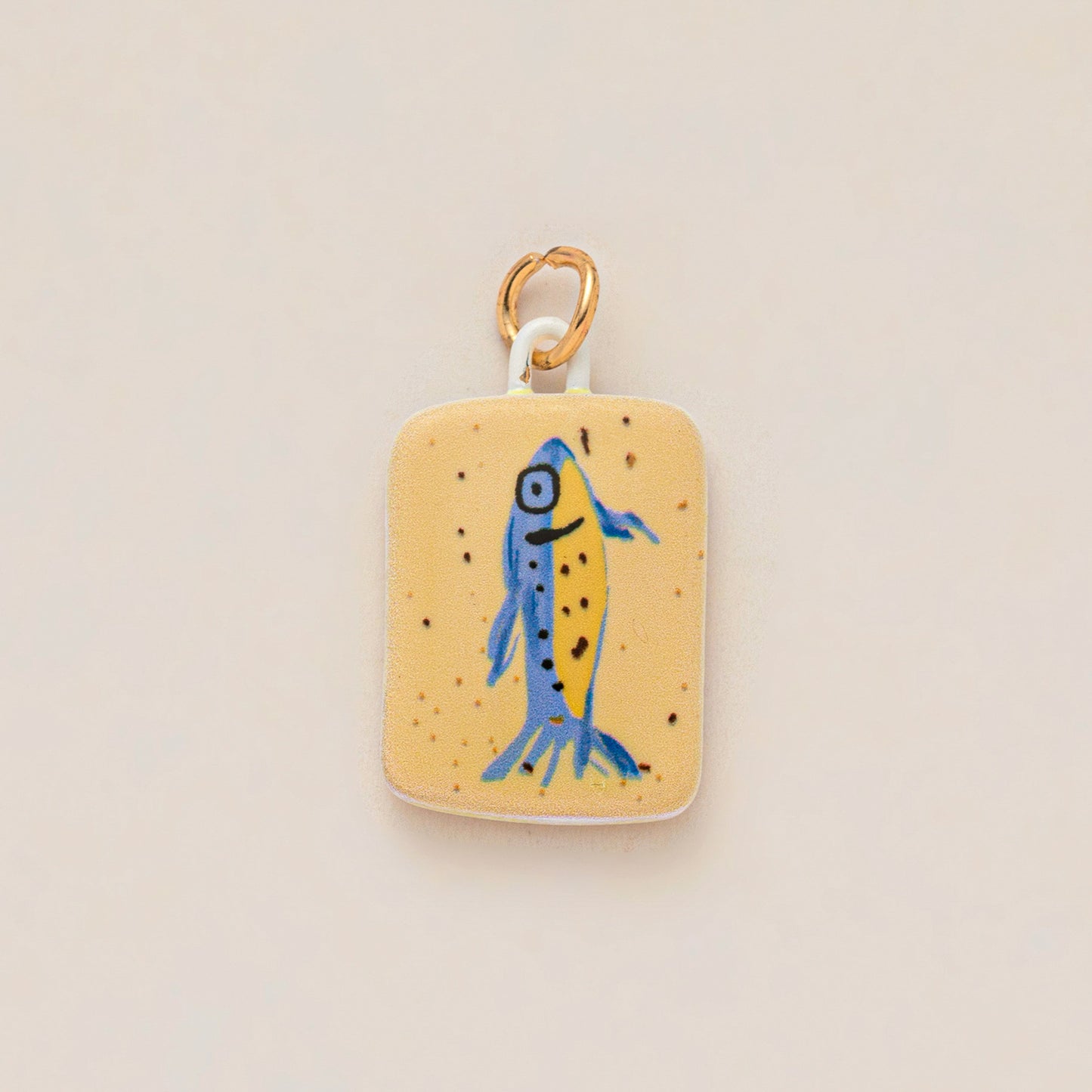 Elegant Casual Drip Oil Plated Brass Heart Geometric Pendant Necklace with Floral and Cartoon Charms
