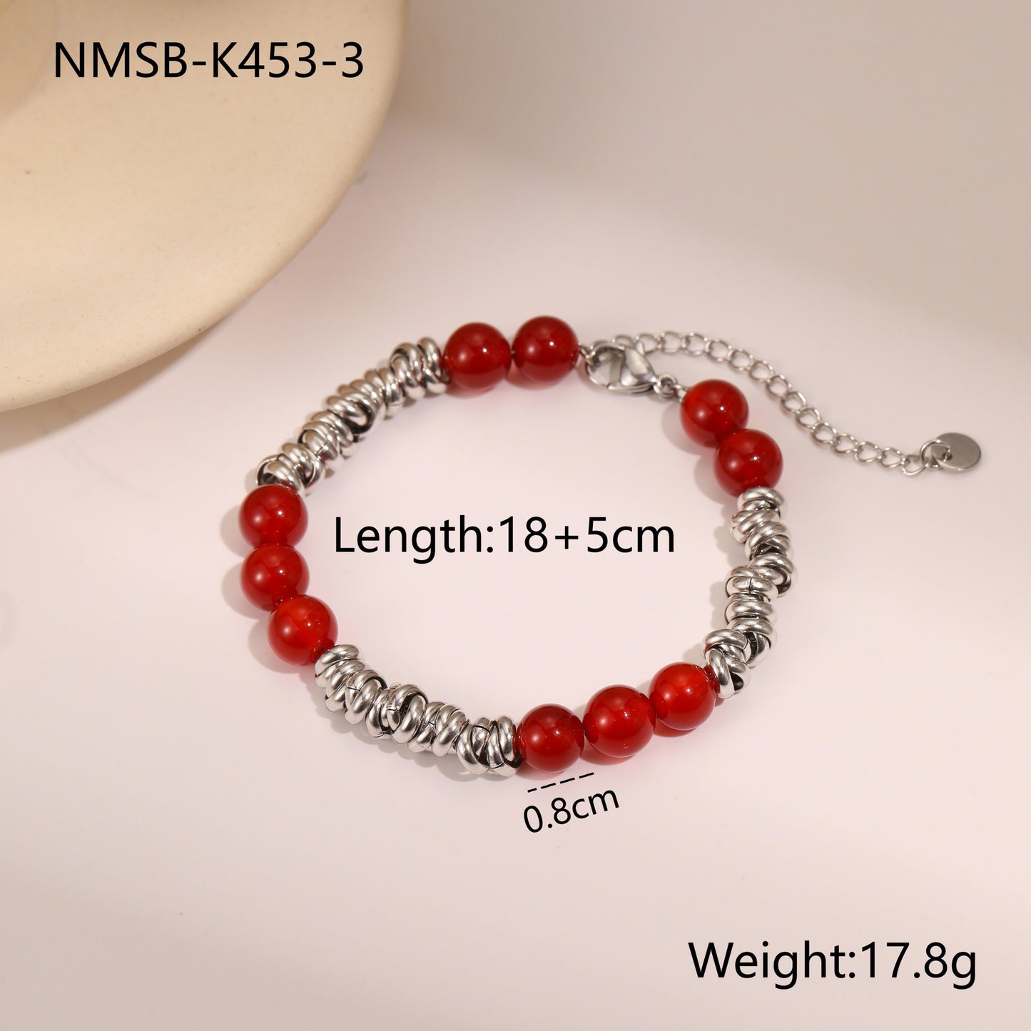 Vintage-Inspired Geometric Stainless Steel Bracelet with 18K Gold Plating for Women