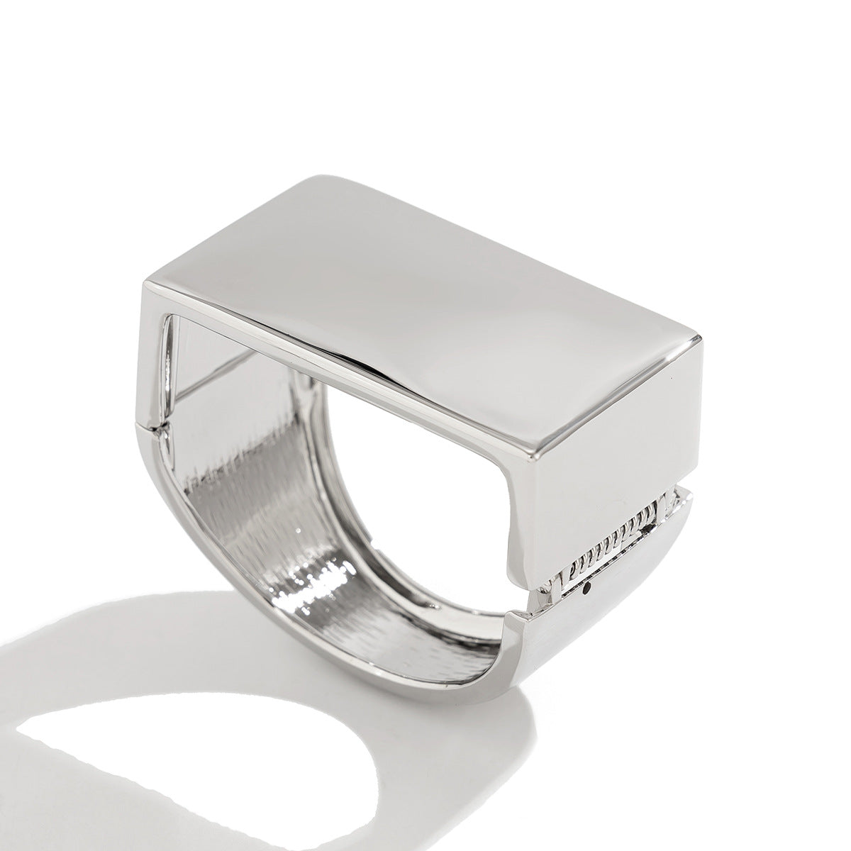 Vintage Square Matte Plated Alloy Bracelet