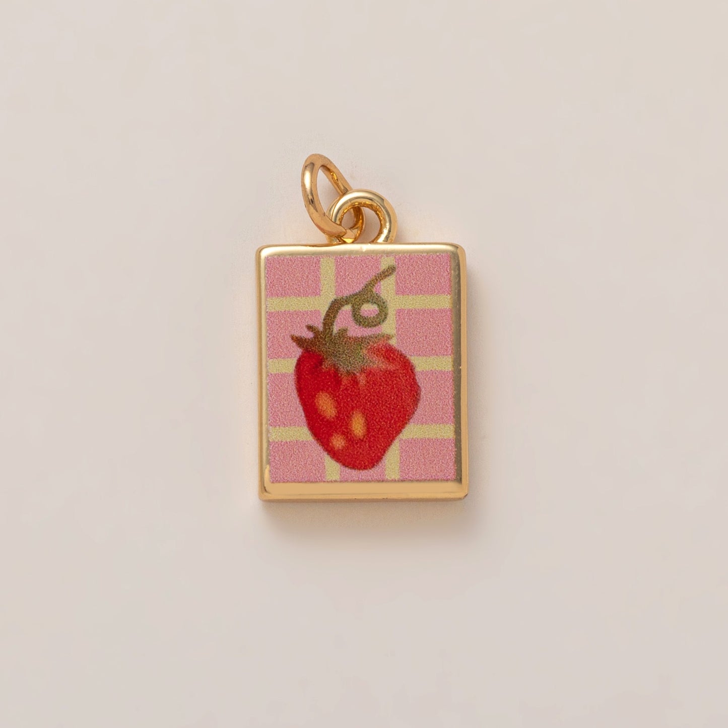 Vintage Floral Moon Star Letter Enamel Plated Brass Shoe Charm