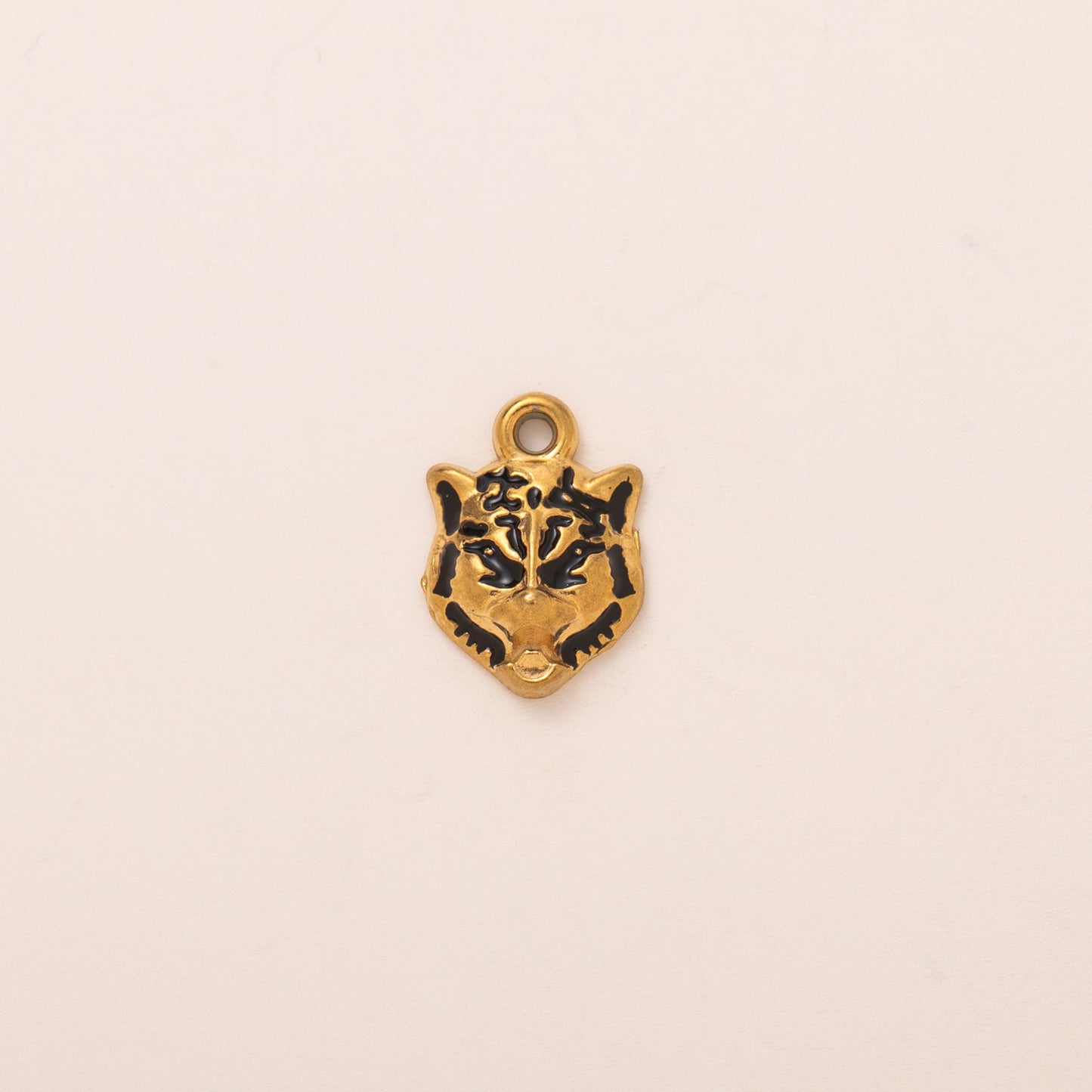 Vintage 18K Gold Plated PVD Stainless Steel Geometric Ocean Series Charm Bar