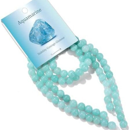 Natural Stone Crystal Agate Jade Round Beads for DIY Charm Bar Jewelry Making 8mm
