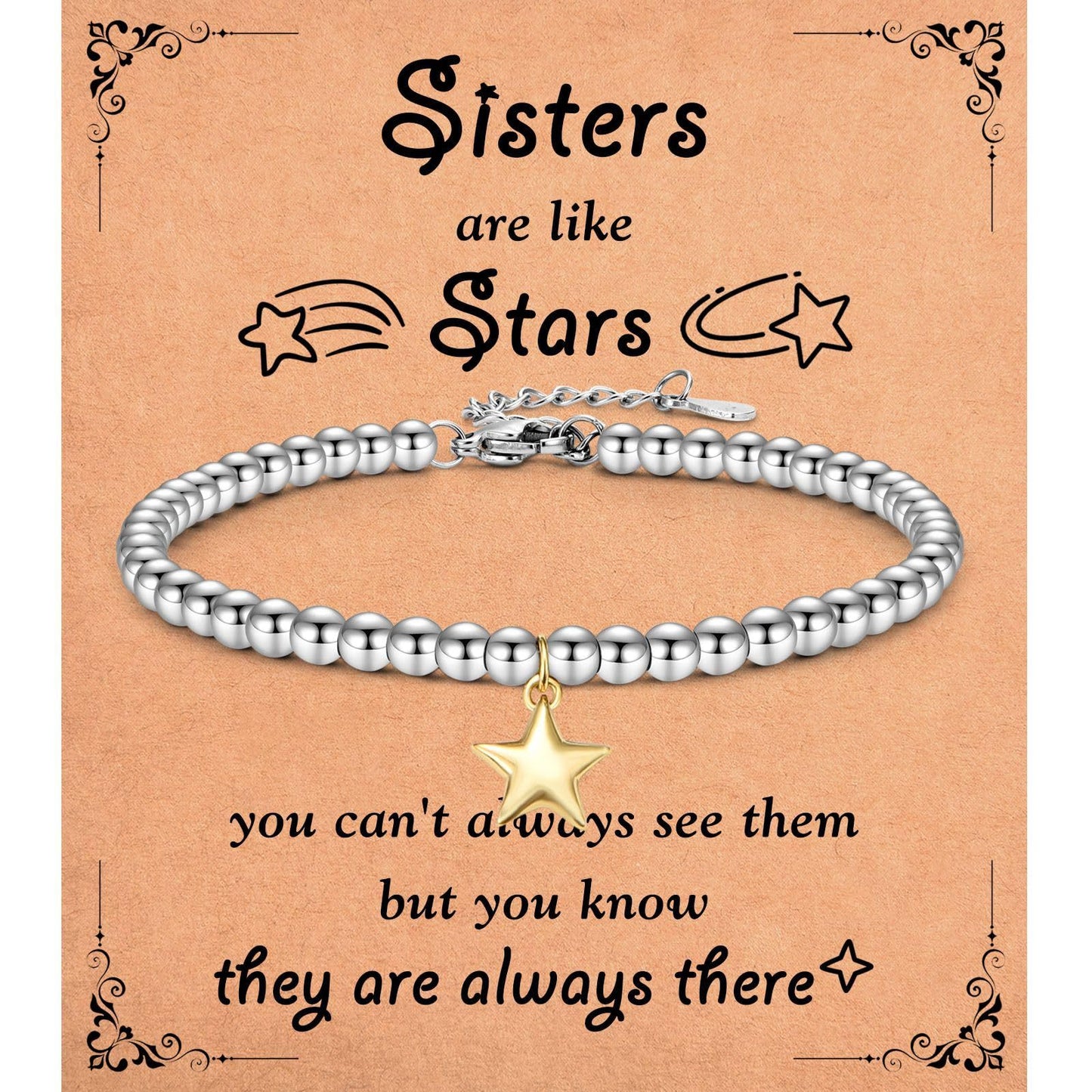 Fashion Elegant Geometric Round Plated Stainless Steel Bracelet for Women