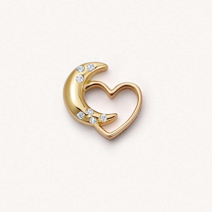 Ciondolo locket geometrico rotondo vintage in ottone placcato oro 18K con catena a maglie