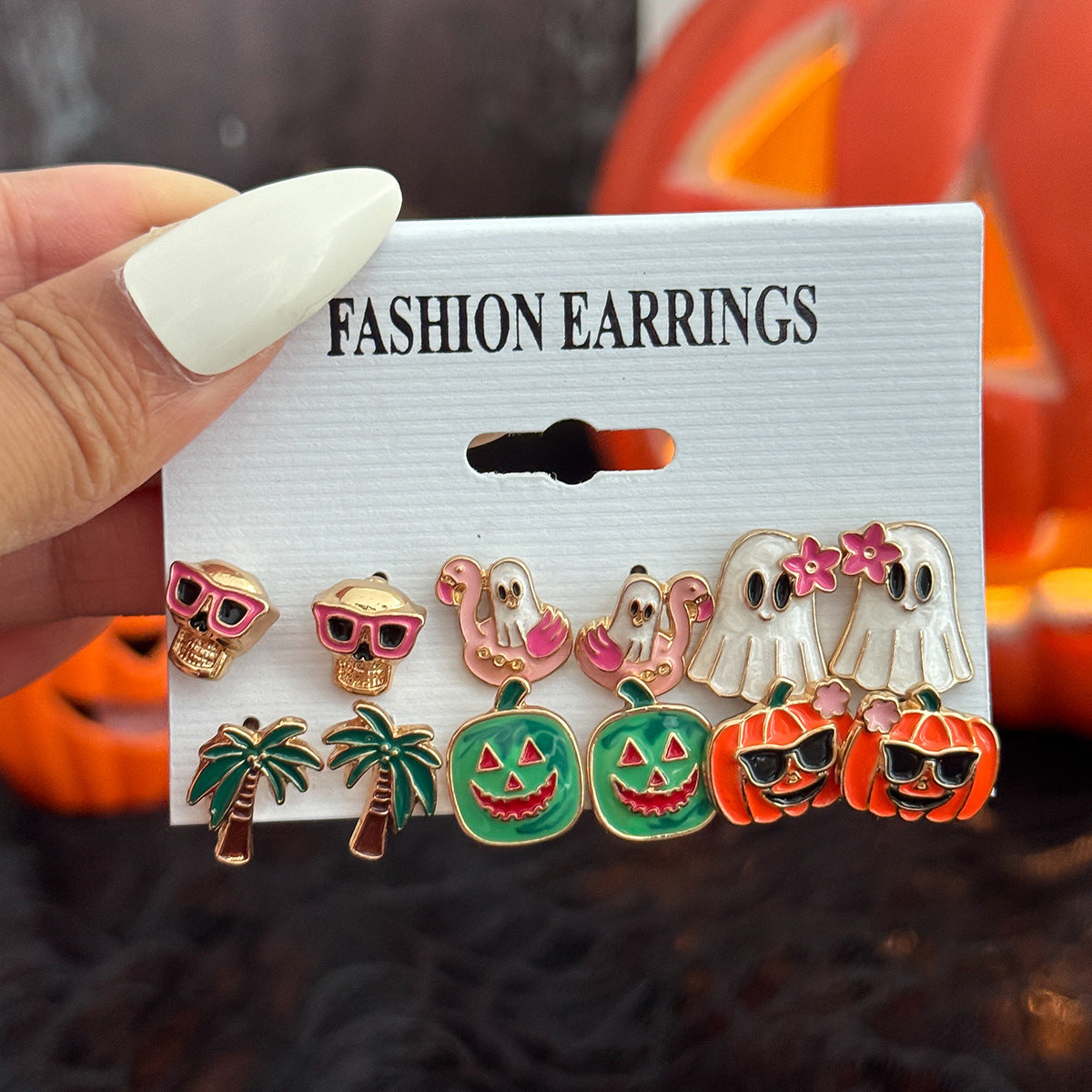 Gothic Punk Alloy Plated Animal Shape Earrings for Women