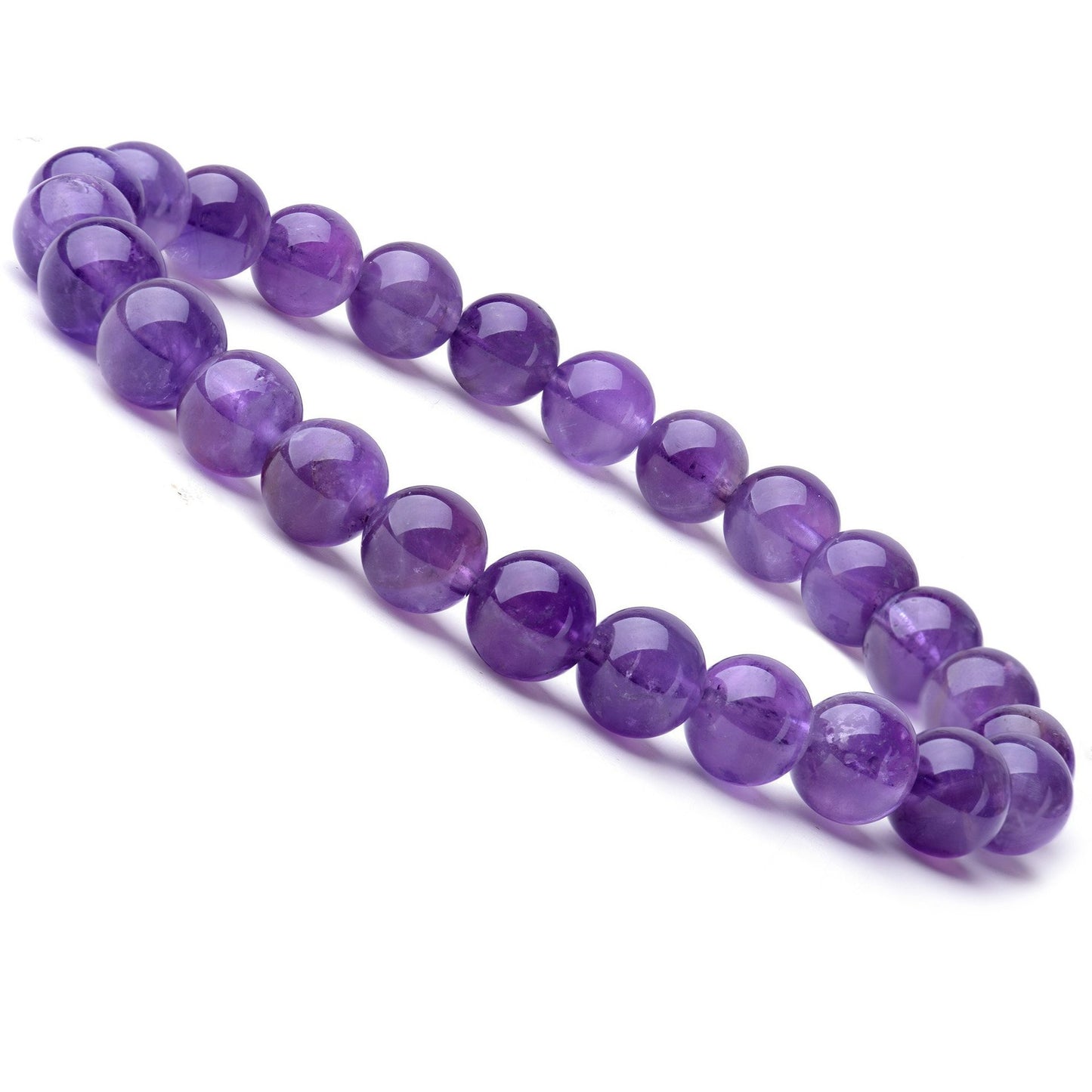 Geometric Natural Stone Agate Beaded Bracelet 8mm Unisex Elastic Stretch Handmade Jewelry